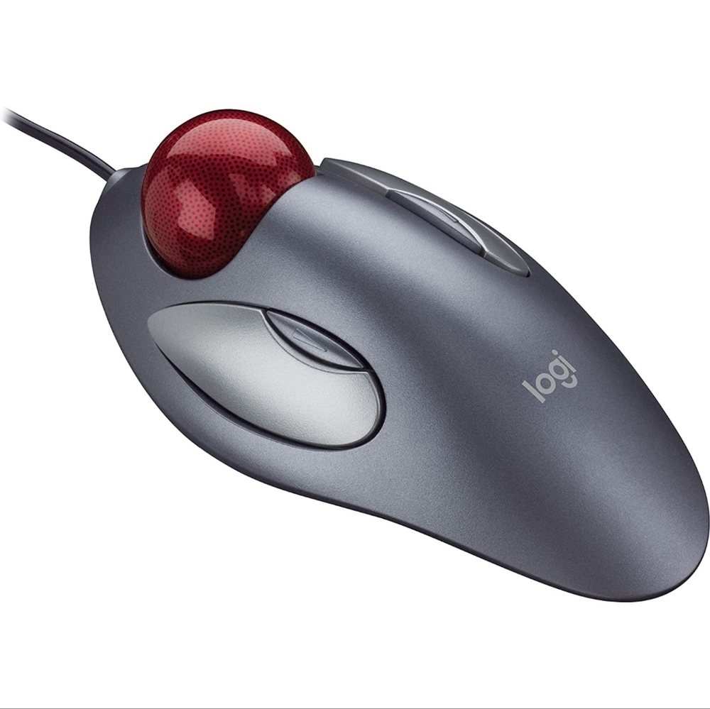 Logitech Trackball Wired Ergonomic Mouse - Like New